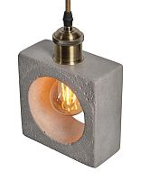 Светильник подвесной (Люстра) Мелодия Света Квадрат 220В E27 Серый картинка 